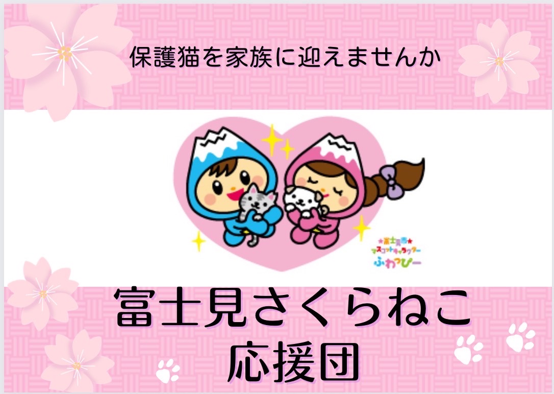 富士見さくらねこ応援団ロゴ